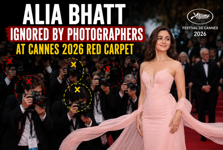 Alia Bhatt ignored by photographers at cannes 2026